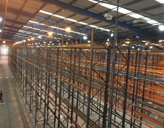 Racking systems and mezzanine floors
